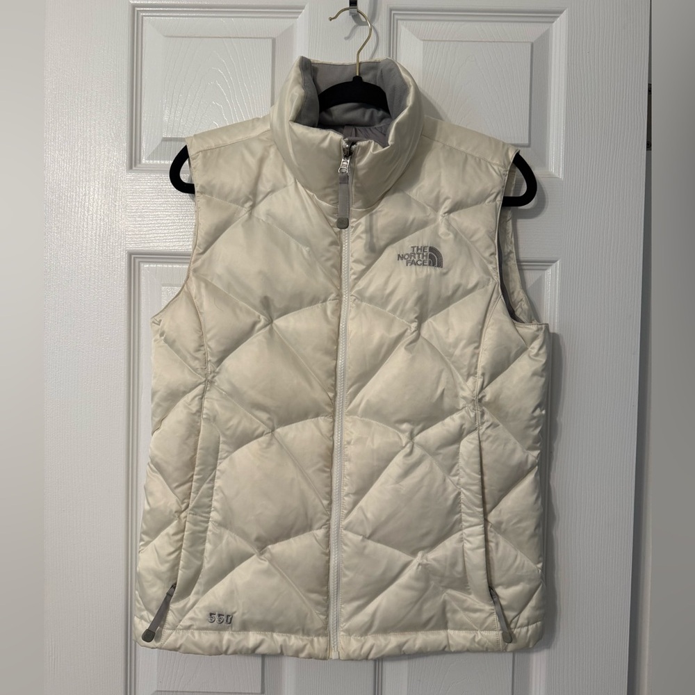 The North Face Women's Off-White Quilted Vest